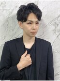 韓流パーマ醋+束感ショート