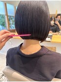 【美フォルム】ぷつっとボブ