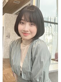 ミンクス 銀座店(MINX) 《30代40代50代》似合わせカット×大人可愛いボブ【MINX 蛭田】2