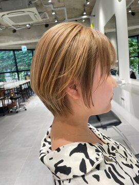 ヴォロ 佐賀(VoLo) 切りっぱなしボブ/美髪/ピンクブラウン[佐賀駅]