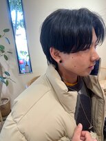 シフト(SHEEFT)&nbsp;ナチュラルブラック×マッシュショートセンターパート 韓国風