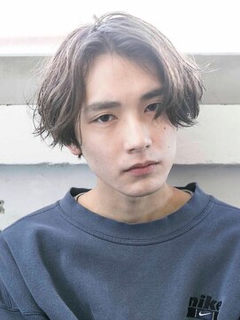 ソーコ 渋谷(SOCO) メンズニュアンスパーマ波巻きスパイラルメンズパーマ