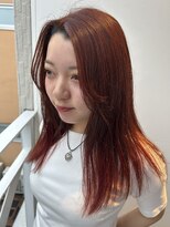 ミント(mint)&nbsp;☆春夏はこれ！！ブリーチなしオレンジブラウンカラー！！☆