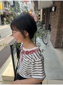 黒髪ショートヘア