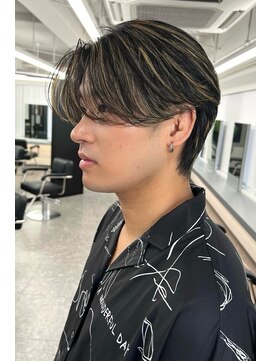 ランズ(LANDS) メンズカット　メッシュカラー【韓国ヘア 大阪 梅田】