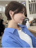 大人似合わせ30代40代50代イメチェンショート×グレージュカラー