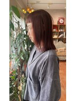 ニコヘアー(niko hair) さりげないピンクブラウン