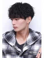 リップス 吉祥寺アネックス店(LIPPS)&nbsp;波巻き　ツイストスパイラル　ミックスパーマ　刈り上げマッシュ