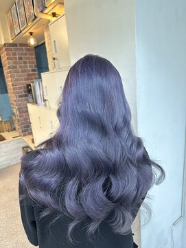 グリッツ (GLITZ) smoky lavender ブリーチカラー