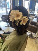 成人式/ハーフアップ