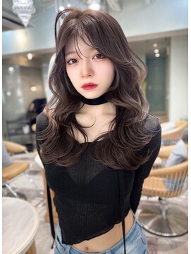 ロンド ロビン 栄(Lond robin) 【Lond robin】木屋元一 前髪/顔まわり/2way/韓国/レイヤー