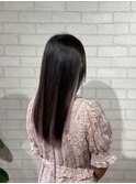 ハイトーンホワイトブロンド×韓国風切りっぱなし小顔ボブ