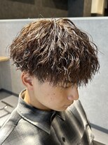 エデアンルクラ 下通(EDEAN Leclat)&nbsp;熊本メンズパーマ メンズカラー ブラウン ツイスパ MEN'S HAIR
