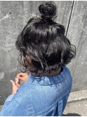 ハーフアップお団子set*