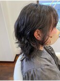 ウルフスタイル×パーマ