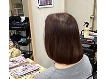 ヘアスペースシャインの雰囲気(ストレートアイロン試用中)