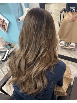 ウル(ulu) 大人バレイヤージュ ギャルすぎないナチュラルバレイヤージュ