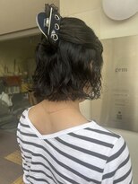 ジェムバイアルテフィーチェ(gem by artefice)&nbsp;ミニボブ×ニュアンスパーマ