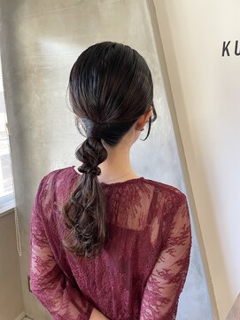 タイトセット編み下ろしアレンジ