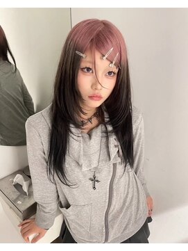 レイヤーウルフカット