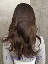 ティー(t .)&nbsp;イルミナカラー/モカブラウン/レイヤーロング