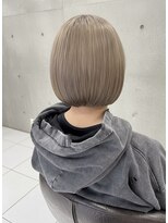 アジールヘア 東上野店(agir hair) グレージュ/ボブ/切りっぱなしボブ/ブリーチ/ダブルカラー/上野