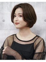 アイスバーグ(eyesburg)&nbsp;大人ショートボブ×ナチュラルボブ×前髪なし20代30代40代50代