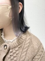 アジールヘア 池袋東口店(agir hair) ブリーチ&ダブルカラーインナーカラーシルバー池袋東口