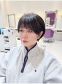 ショートカット　京都美容室　進詩織