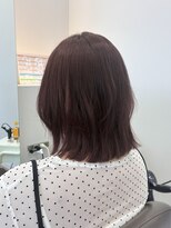 ファースト 泉中央店(first)&nbsp;レイヤーボブ　/ ピンクブラウン　/ 仙台