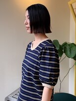 ヒントステーション(HINTSTATION)&nbsp;〈浅草美容室〉アゴラインボブ/ストレート