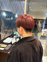 ヘアショップエヌアンドエー 久喜 栗橋店(hairshop N&A)&nbsp;チェリーレッドの艶マッシュショート