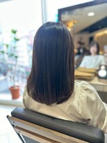 ヘアリゾート粋 ティガ 池袋店(tiga)&nbsp;透明感カラー/シアーブラウン/ストレートヘア