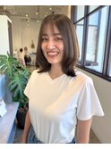 ロングからミディアムヘアに大変身♪