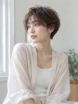 ドット ヘアー(dot.hair) パーマショート / ニュアンスカール / 垢抜けショート