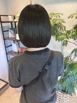 コンフィー(comfy) 【comfy 佐藤】黒髪でも可愛い似合わせボブ【草加/谷塚美容室】