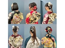 アールヘアーメイク(r hair make)の雰囲気（成人式や、袴のご予約も承ります♪）
