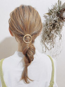 リアン(Lien) ねじねじポニテ/MARINA