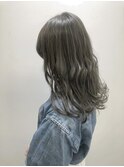 ★韓国風★ナチュ可愛グレージュセミディ