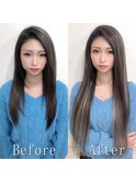 ホワイトシルバー#シールエクステ#カーキグレージュ#町田