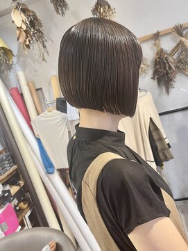 ヘアーアンドアトリエ マール(Hair&Atelier Marl) 【Marl】前下がりボブ×アッシュブラウン