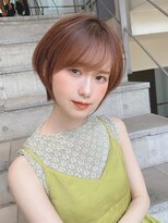 ロンド ストラーダ 心斎橋(Lond strada)&nbsp;ショート×ハイライト白髪ぼかし×マチルダボブ[心斎橋]