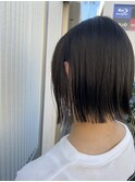 切りっぱなしボブ