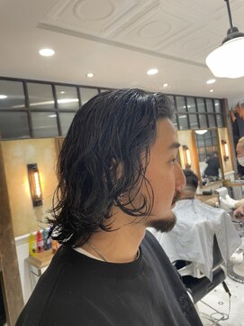 バーバーブロス 吉祥寺店(BARBER BROS) 【LUDLOW BROS.】田宮 ロン毛 ニュアンス ゆるパーマ