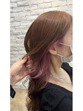 アリアバイエクラート 池袋店(ARiA by ECLART) イヤリングピンク