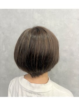 ルルン(Lu-Lun) 【Lu-Lun】コントラストハイライト×ショートボブ