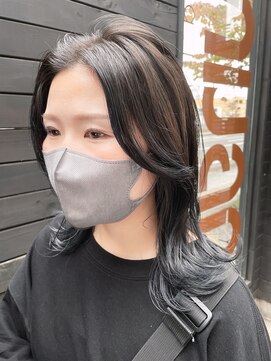 ヘアラウンジ アングゥ(hair lounge ungu) くすみブルージュ