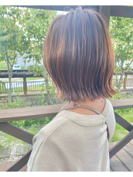 ラウラウヘアーリゾート(Lau Lau hair resort) 【LauLau 竹内】外ハネベルボブ