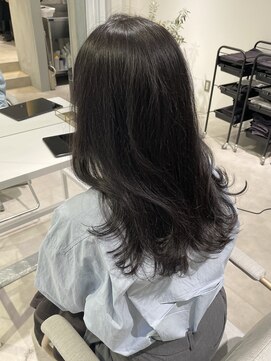 ヨーク(YOKE) 【 YOKE 】ミディアムレイヤー暗髪艶髪大人かわいい上品韓国