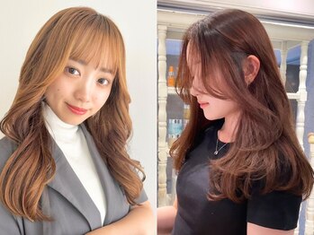 クレビア(CreBiA)の写真/【名駅】顔周りレイヤーカットで叶う再現性の高い小顔魅せStyle☆美の黄金比!!韓国風くびれヘアも人気◎